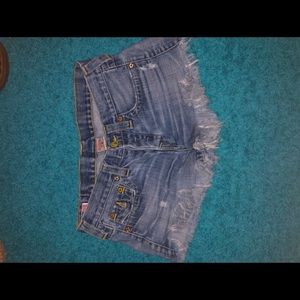 True Religion denim shorts